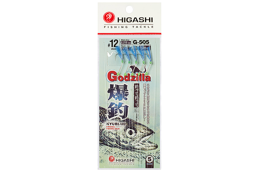 Оснастка для ловли зубаря HIGASHI G 505 #12 #Blue