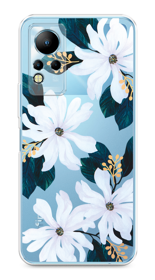 

Чехол на Infinix Note 11/12 G88 "Delilah Flower", Зеленый;белый, 3101850-1