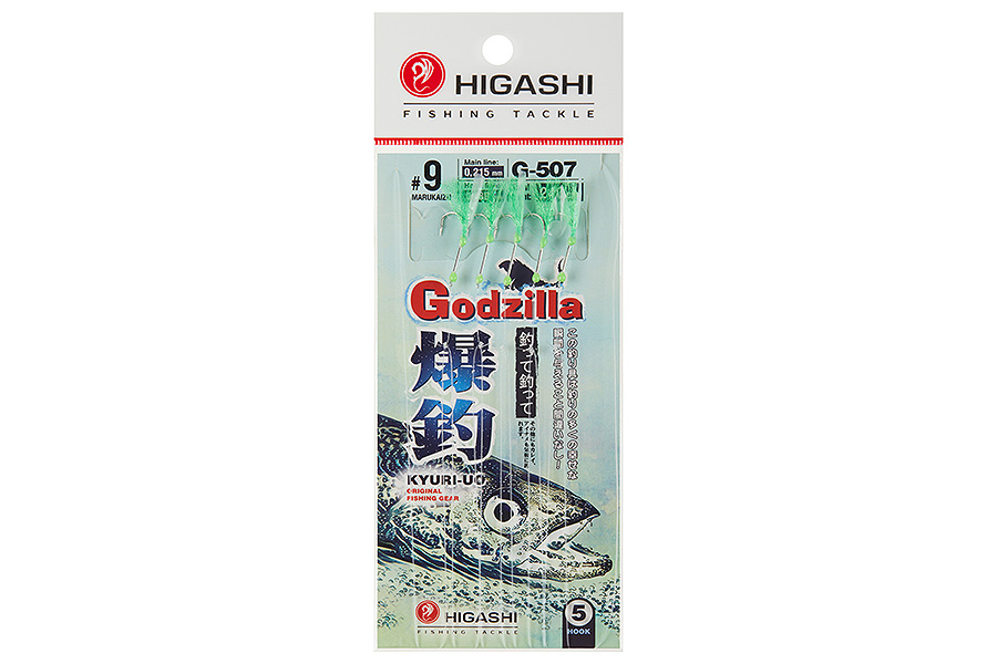 

Оснастка для ловли зубаря HIGASHI G 507 #9 #Green, Зеленый, G 507