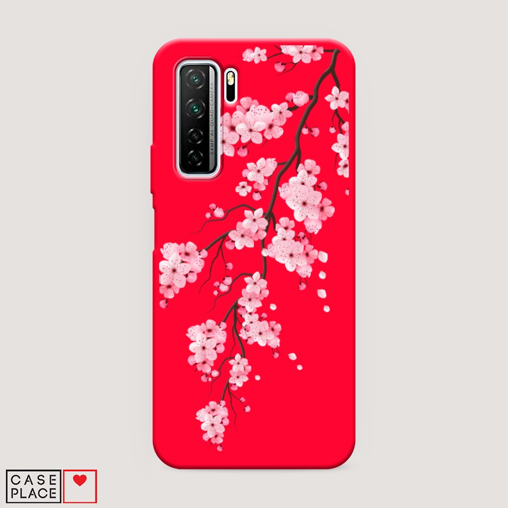 

Чехол Awog на Honor 30S Global/Huawei P40 Lite 5G/Nova 7 SE "Розовая сакура"