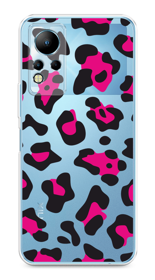

Чехол на Infinix Note 11/12 G88 "Pink cow spots", Черный;розовый, 3101850-1