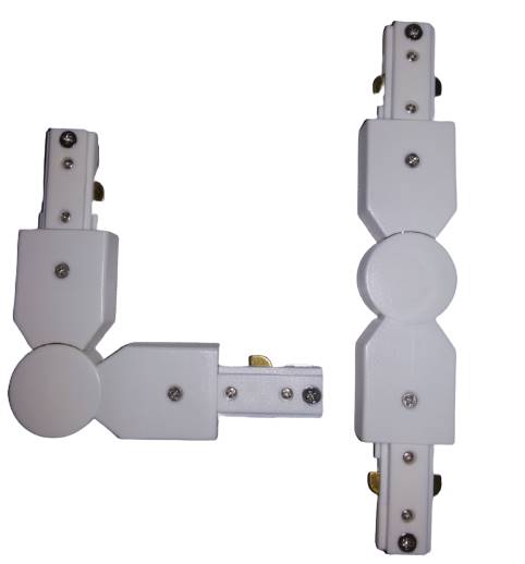 

Kon R-wh-2line Коннектор поворотный для направляющих белый 2 фазы Elvan