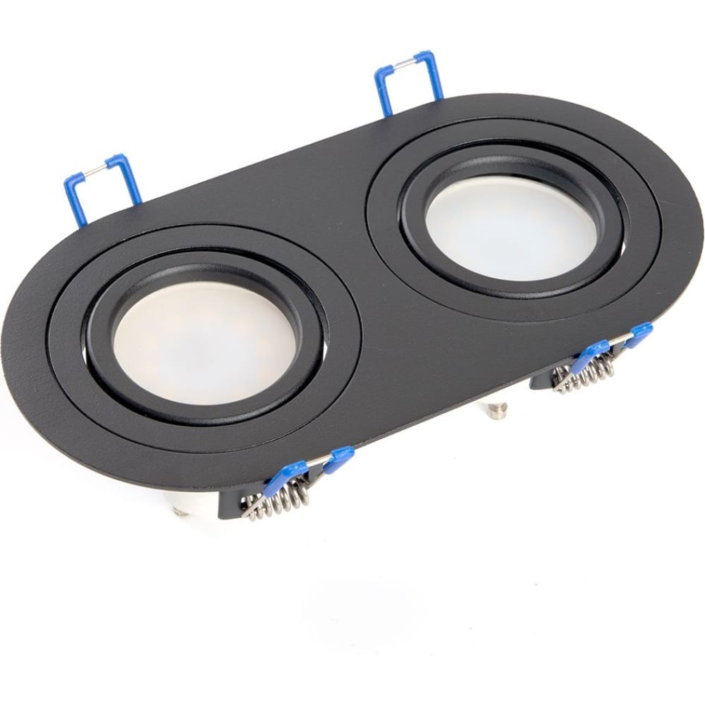 

FERON Светильник потолочный встраиваемый, DL2812 MR16 50W G5.3, черный 48459