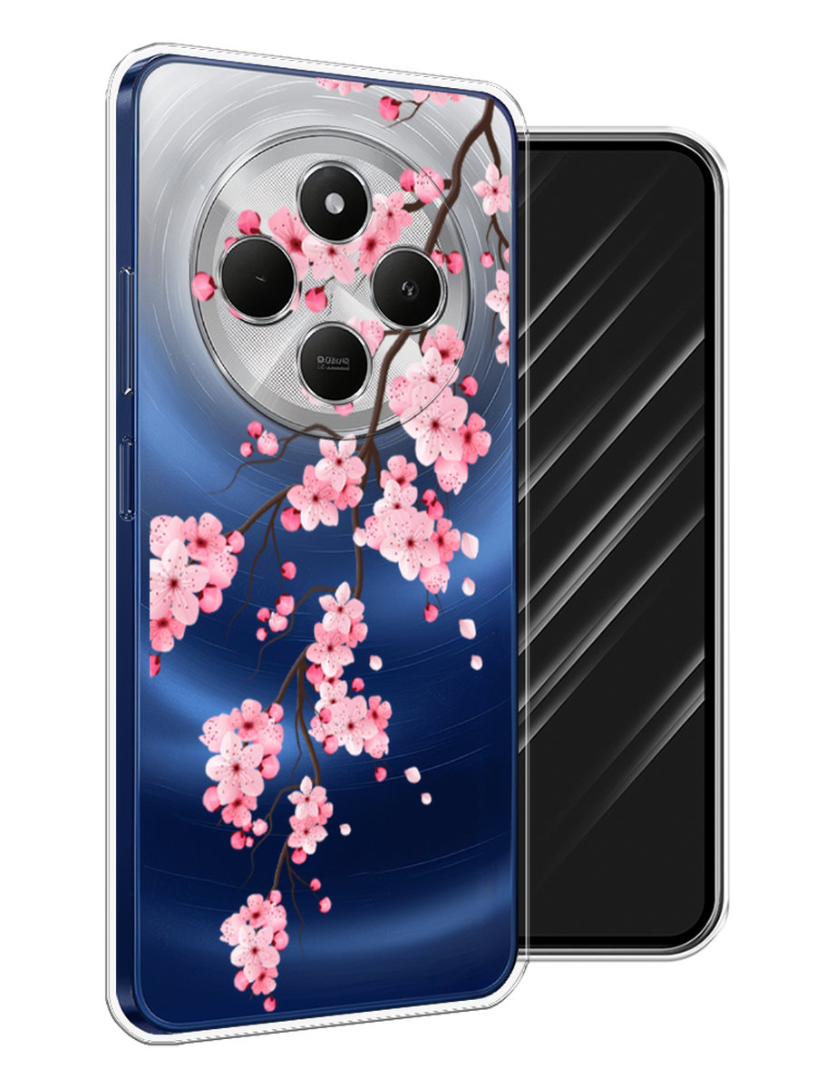 

Чехол Awog на Xiaomi Redmi 14C/Poco C75 4G "Розовая сакура", Розовый;белый;коричневый, 322950-1