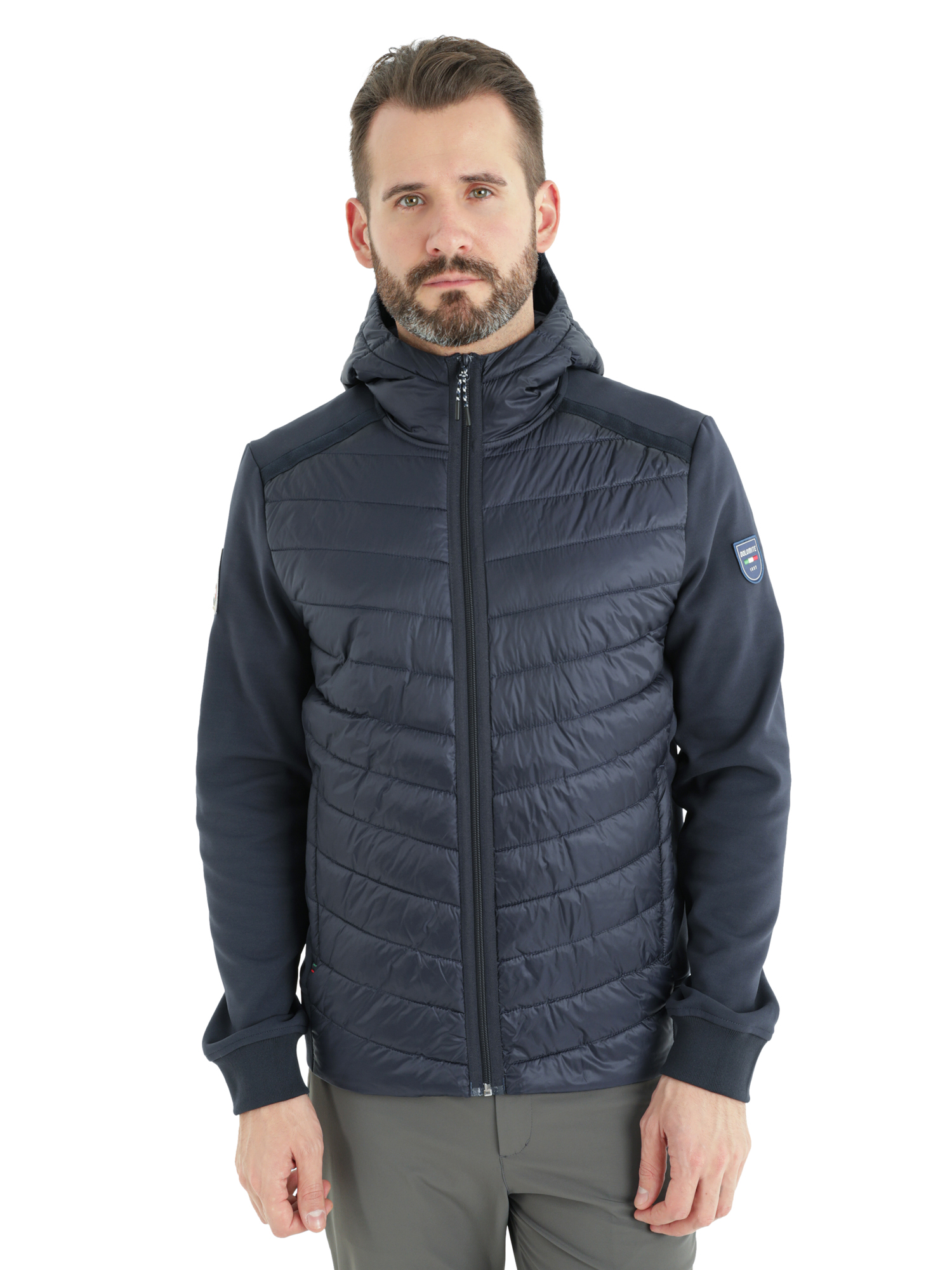 

Спортивная куртка мужская Dolomite Expedition Hybrid Hood Jacket M's синяя XL, Expedition Hybrid Hood Jacket M's