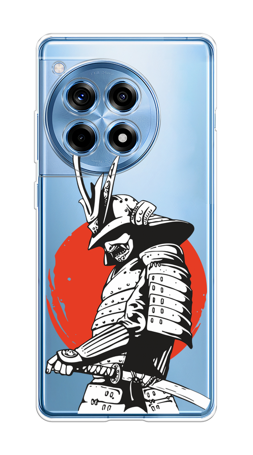 

Чехол на OnePlus Ace 3/12R "Самурай с катаной", Черный;красный;белый, 154650-1