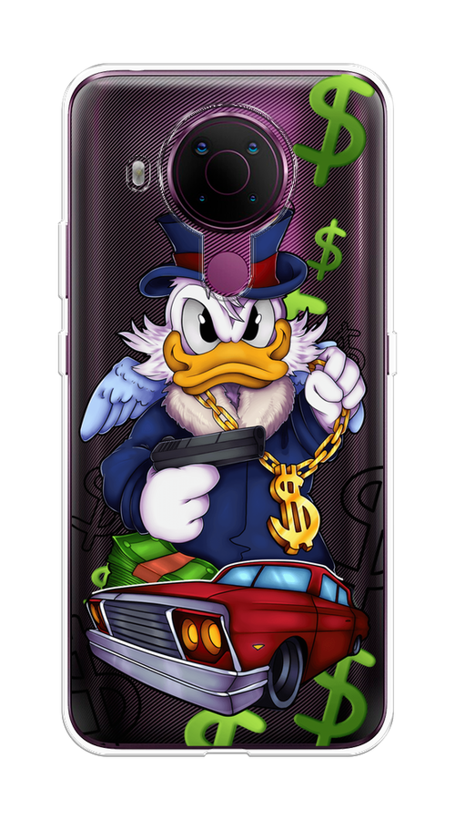 

Чехол на Nokia 5.4 "Scrooge McDuck with a Gold Chain", Красный;синий;белый, 123650-6