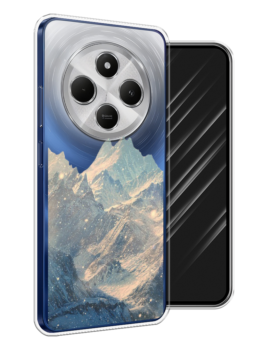 

Чехол Awog на Xiaomi Redmi 14C/Poco C75 4G "Горы арт 2", Серый, 322950-1