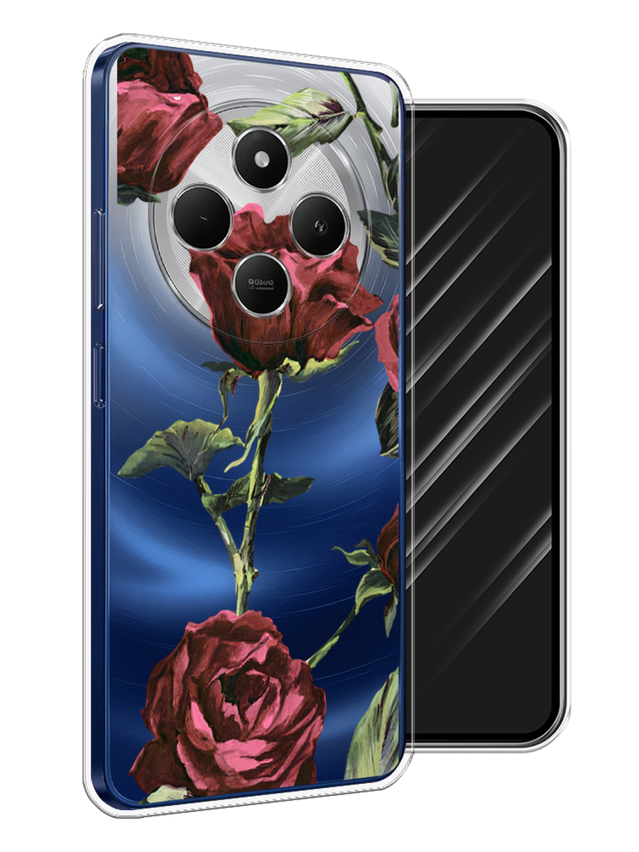 

Чехол Awog на Xiaomi Redmi 14C/Poco C75 4G "Бордовые розы фон", Бордовый, 322950-1