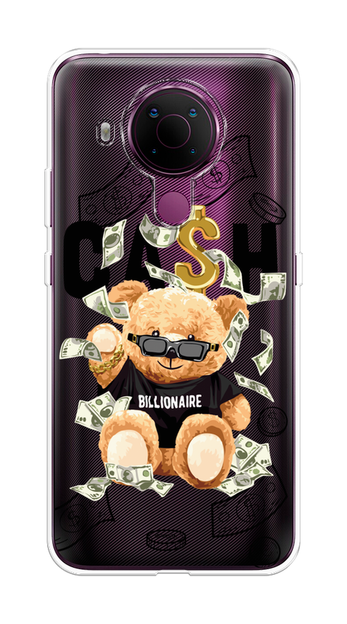 

Чехол на Nokia 5.4 "Big cash", Черный;серый;бежевый, 123650-6