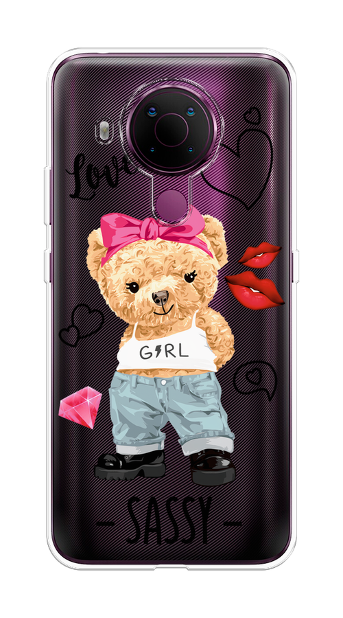 

Чехол на Nokia 5.4 "Sugar Mommy", Голубой;белый;розовый, 123650-6