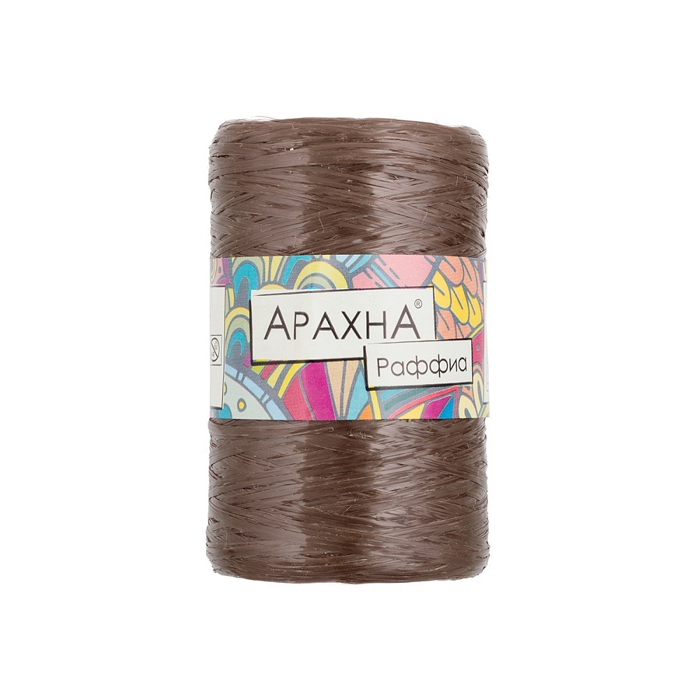 

ARACHNA Raffia, полипропилен, 5х50 г, 200 м, цвет 40 коричневый