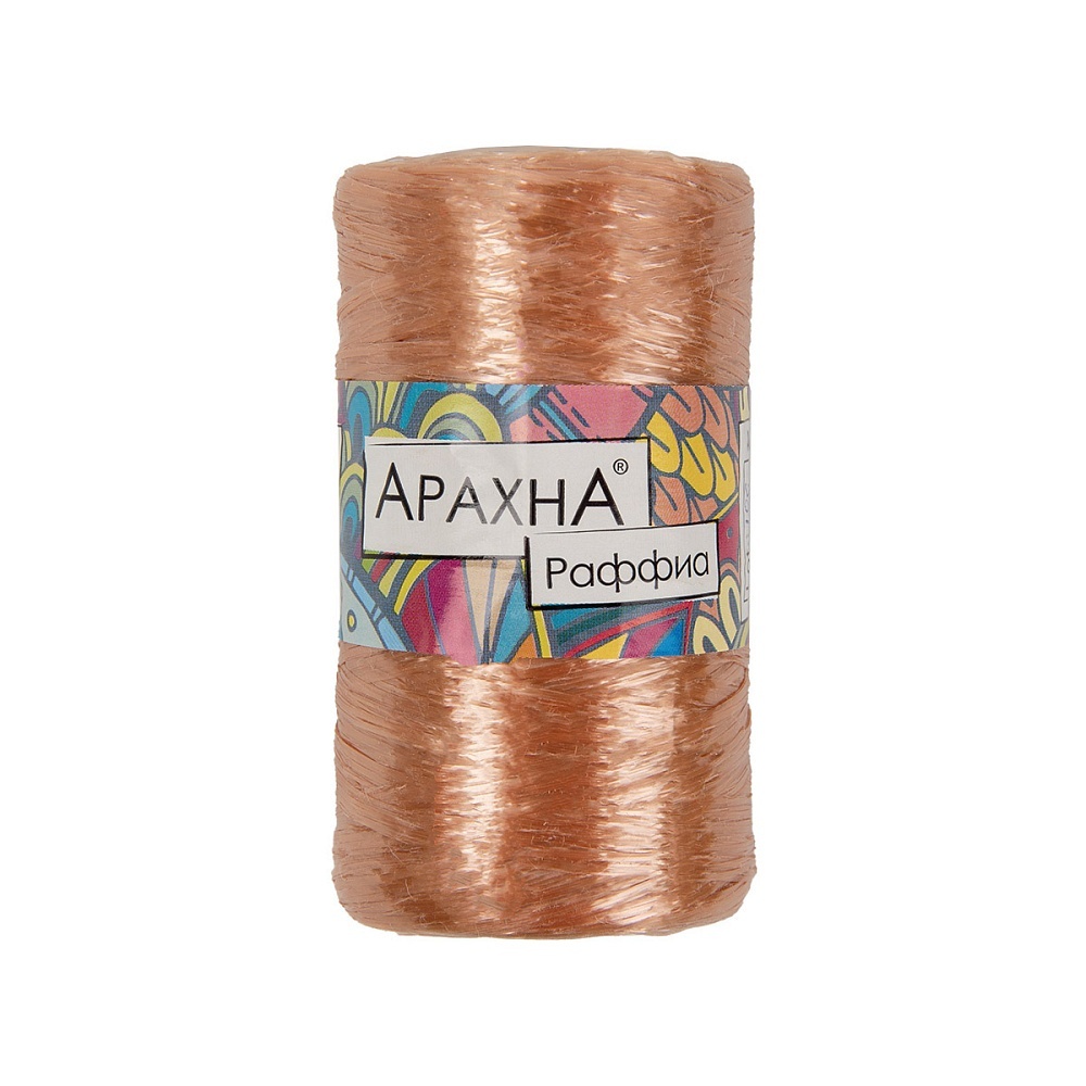 

ARACHNA Raffia, полипропилен, 5х50 г, 200 м, цвет 41 свето-коричневый