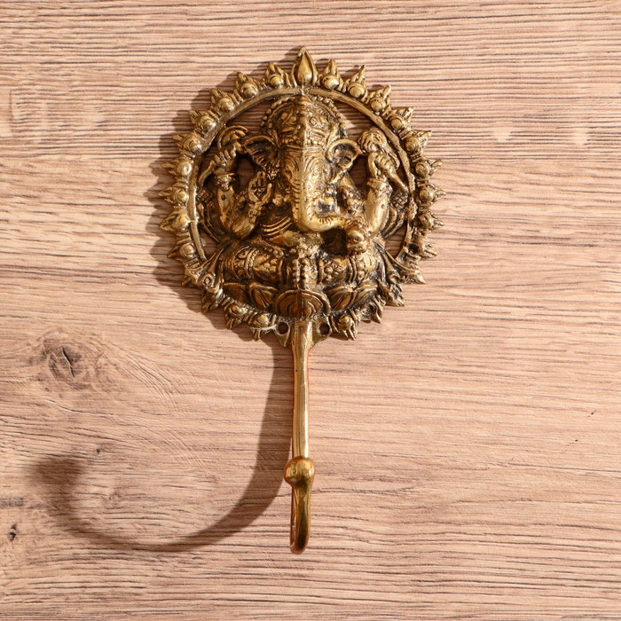 

Крючок "Ганеша" 18х10 см, бронза, Коричневый, Indonesian style
