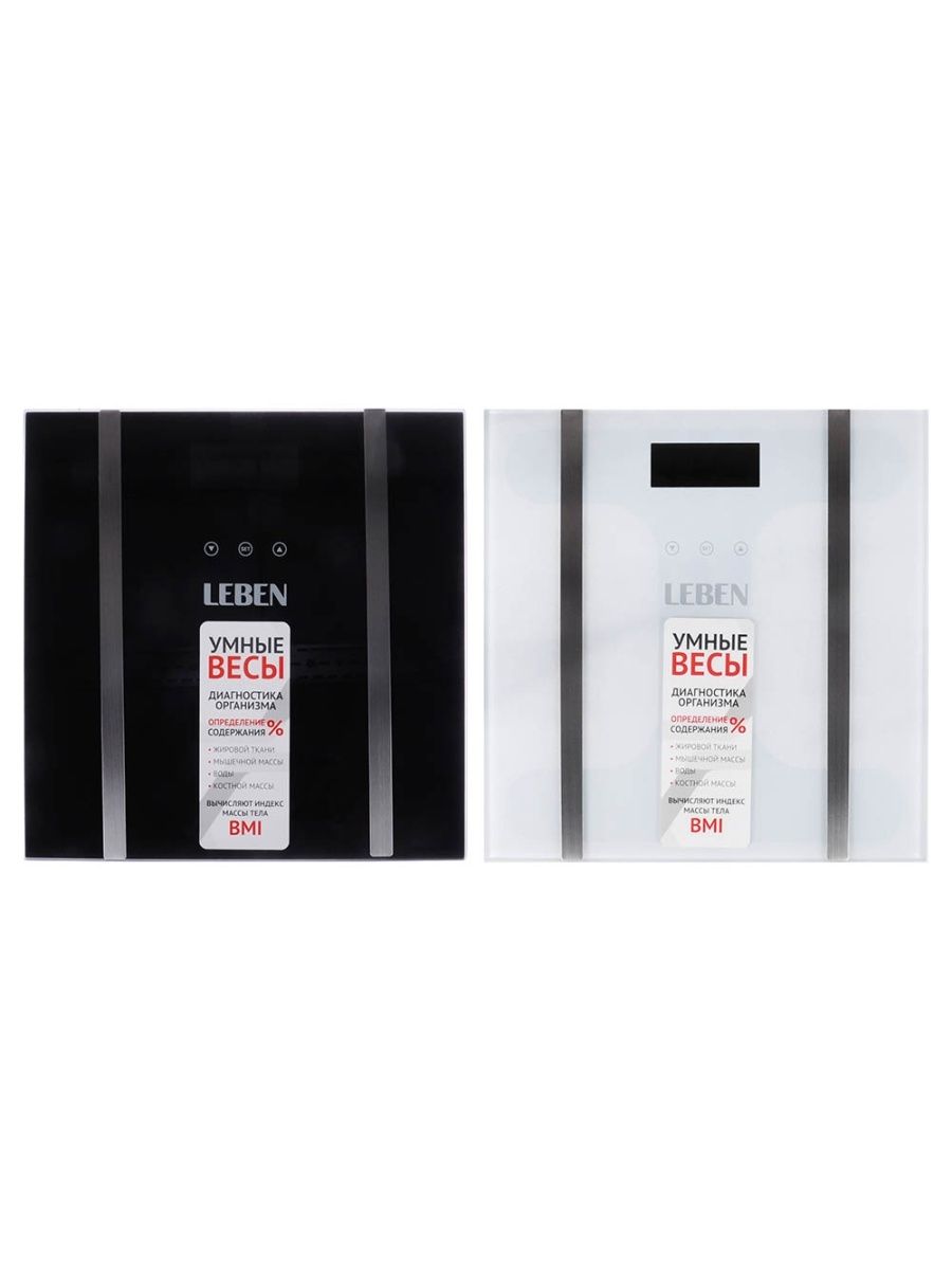 

Весы напольные LEBEN 252-659 белый, черный, 252-659