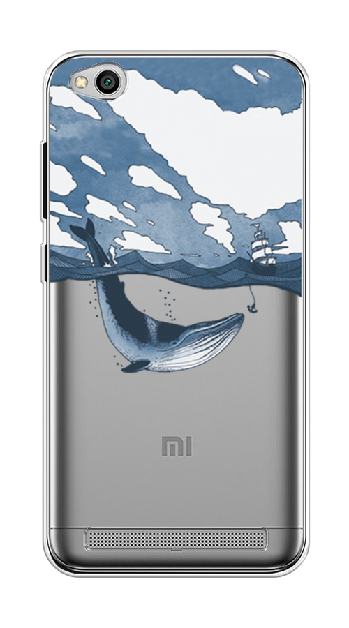 

Чехол на Xiaomi Redmi 5A "Большой кит", Синий, 32850-1