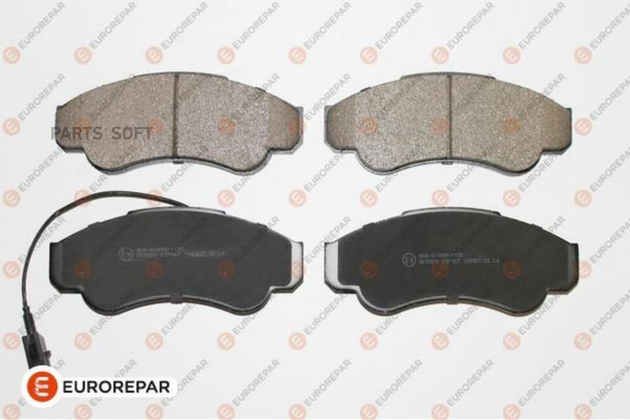 

Колодки тормозные дисковые CITROEN JUMPER 94 () 1шт EUROREPAR 1623060180