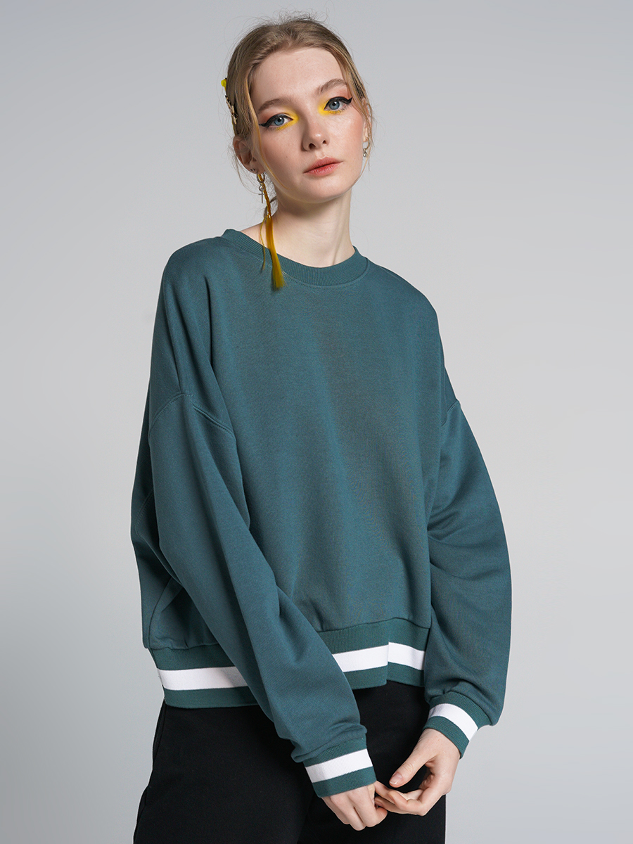 

Свитшот женский ТВОЕ 84632 цв. зеленый р.XL, 84632