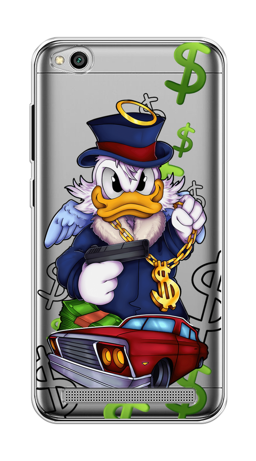 

Чехол на Xiaomi Redmi 5A "Scrooge McDuck with a Gold Chain", Красный;синий;белый, 32850-6