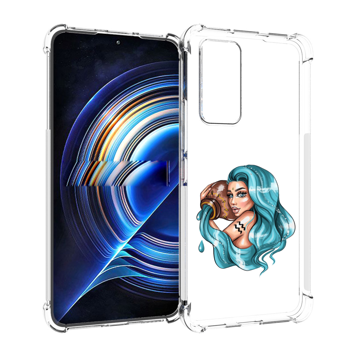 

Чехол MyPads Девушка-Водолей для Tecno Camon 19 Neo, Прозрачный, Tocco