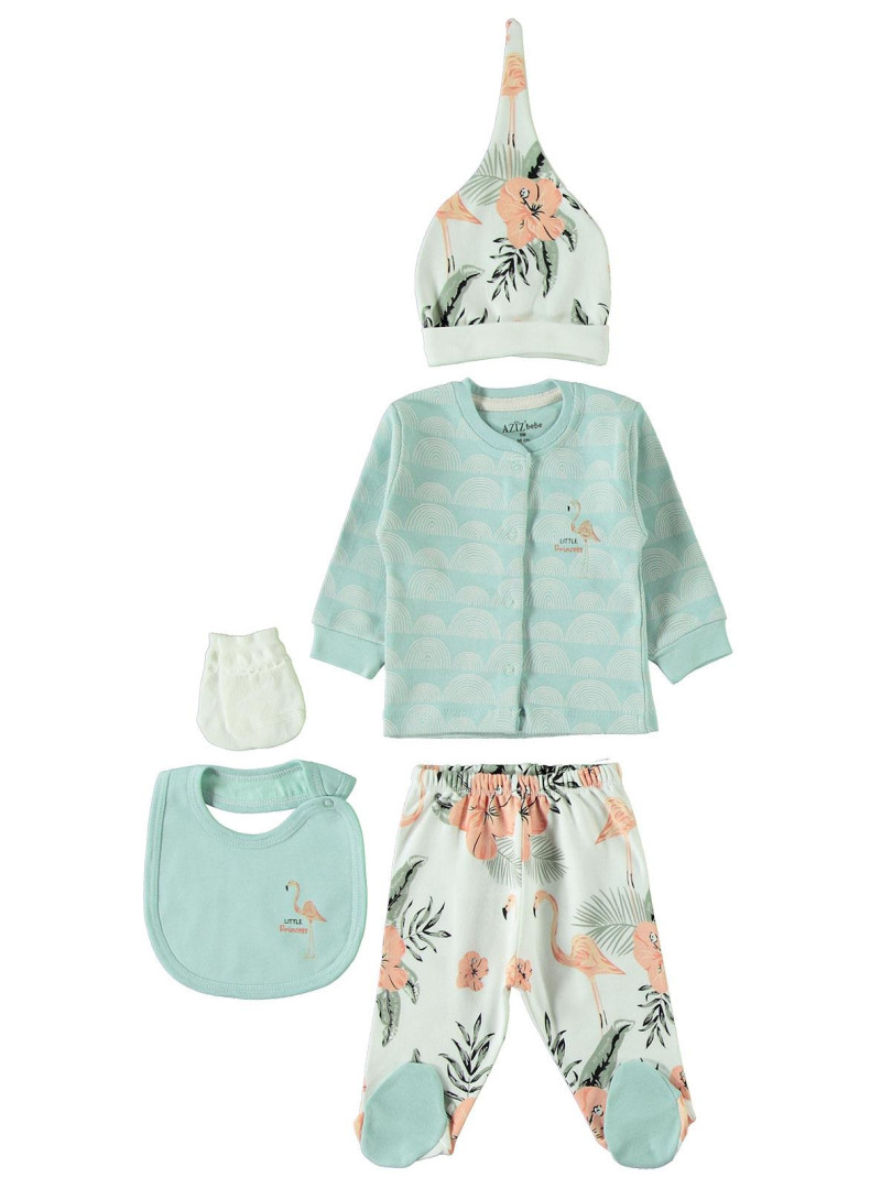 

Комплект для малыша Aziz bebe 04D405288Y21 экрю 0-3 мес (доставка из-за рубежа), 04D405288Y21