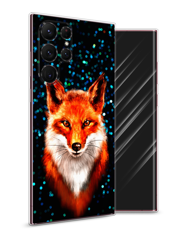 

Чехол Awog на Samsung Galaxy S22 Ultra / Самсунг S22 Ultra "Волшебная лиса", Оранжевый;черный;белый, 2104050-1