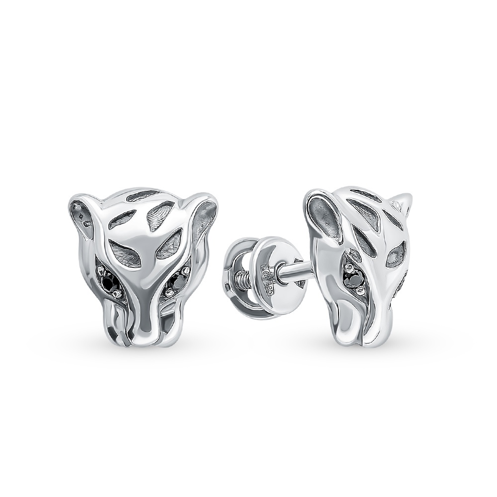 

Серьги из серебра с фианитом 585Gold 702008573, 702008573