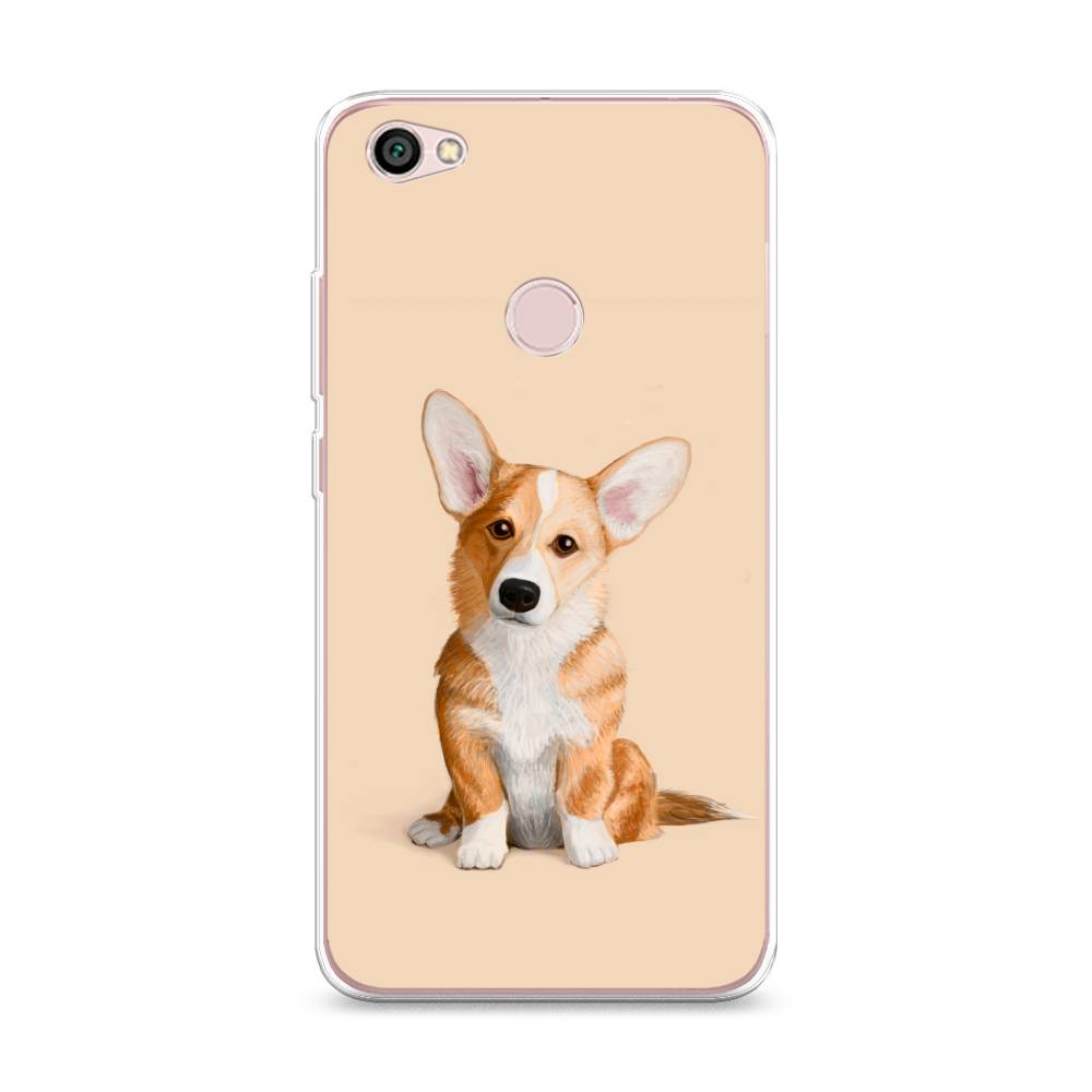 

Чехол на Xiaomi Redmi Note 5A Prime "Грустный Корги", Коричневый;бежевый, 32950-1