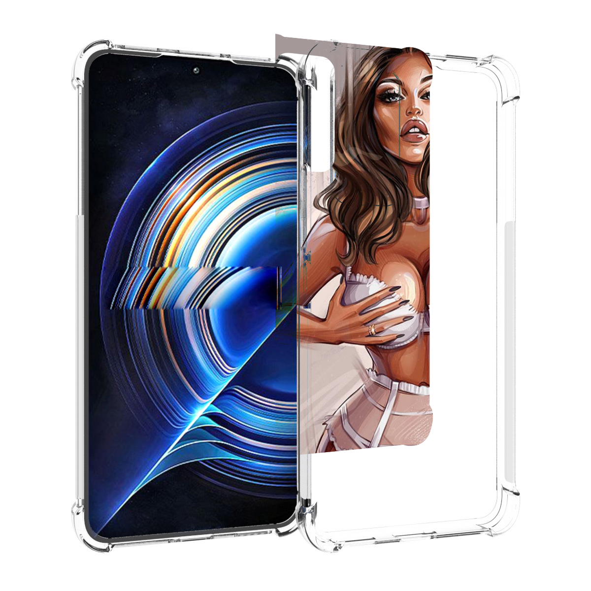 

Чехол MyPads Девушка-в-кружевном для Tecno Camon 19 Neo, Прозрачный, Tocco