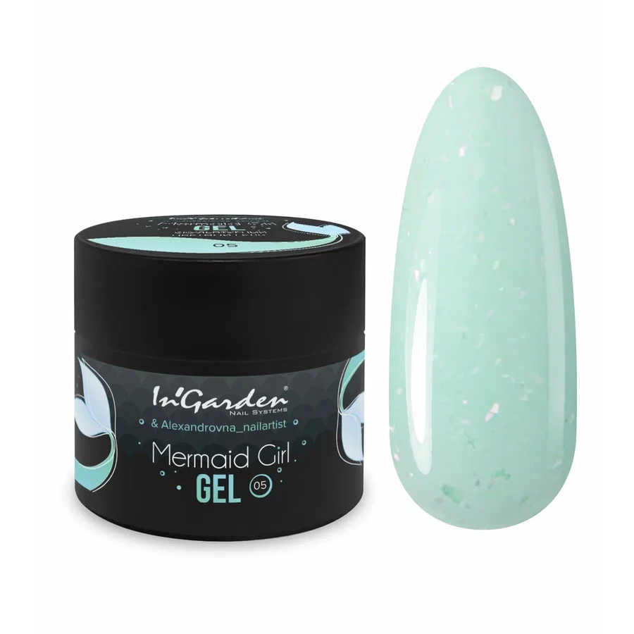 

Скульптурный цветной гель In'Garden Color Builder Gel Mermaid girl № 005