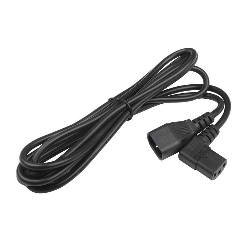 

Кабель Hyperline IEC 320 C14 - IEC 320 C13 вилка-розетка м черный