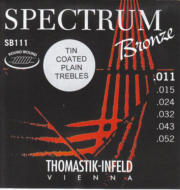 

Thomastik Spectrum Sb111t - струны для акустической гитары 11-52, бронза