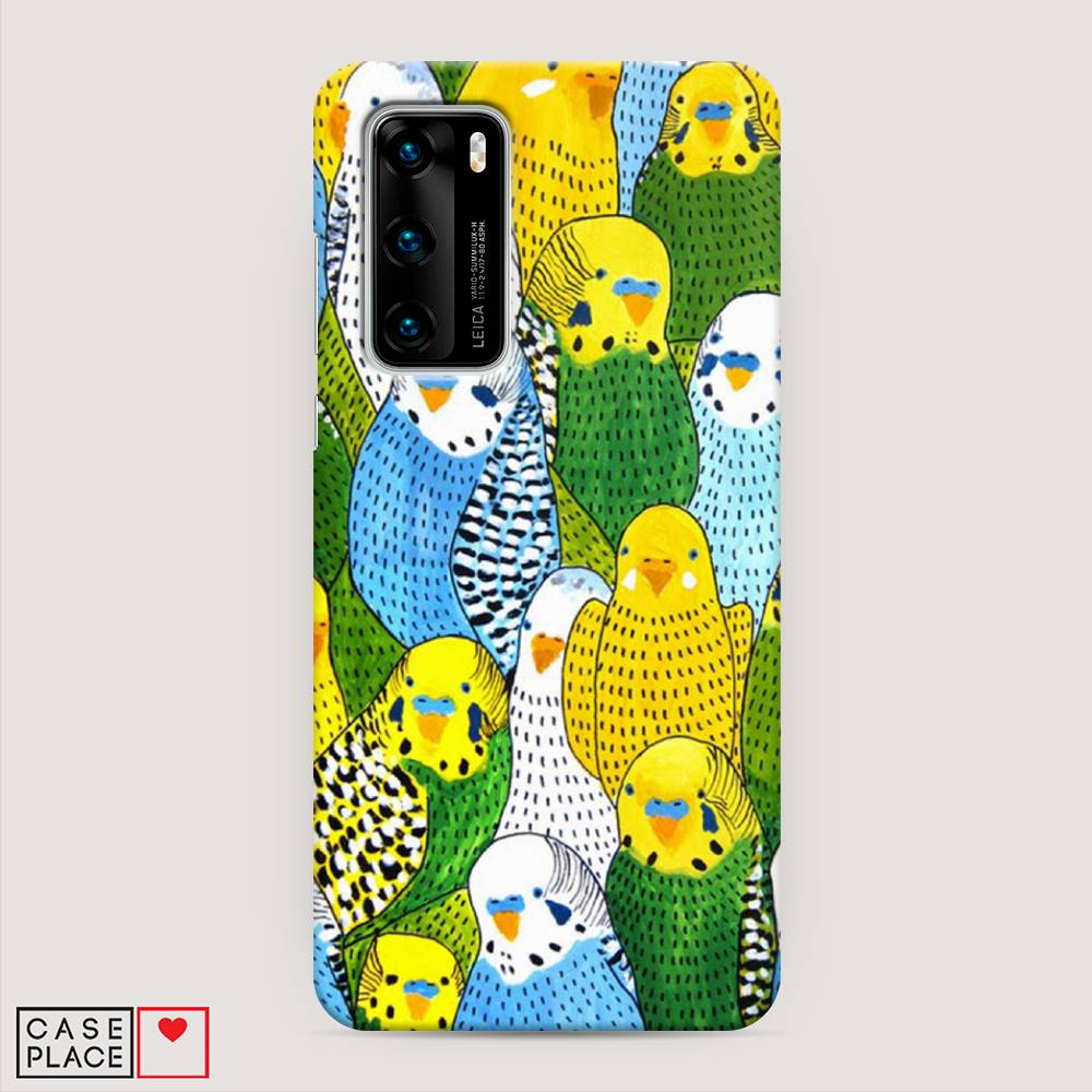 

Чехол Awog "Попугаи" для Huawei P40
