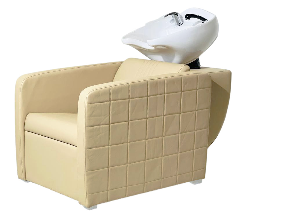 

Парикмахерская мойка "Софья II", Бежевый, Раковина средняя черная