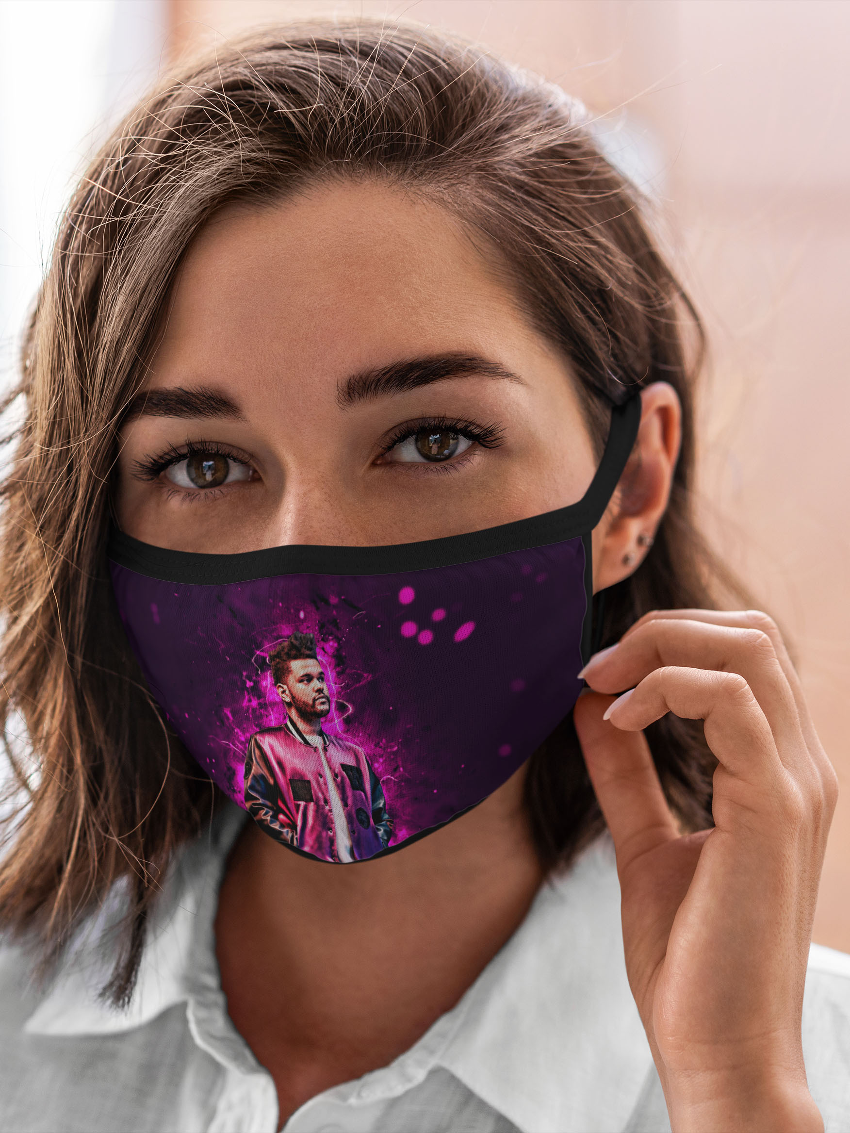 

Многоразовая маска унисекс Burnettie The Weeknd, Разноцветный, The Weeknd