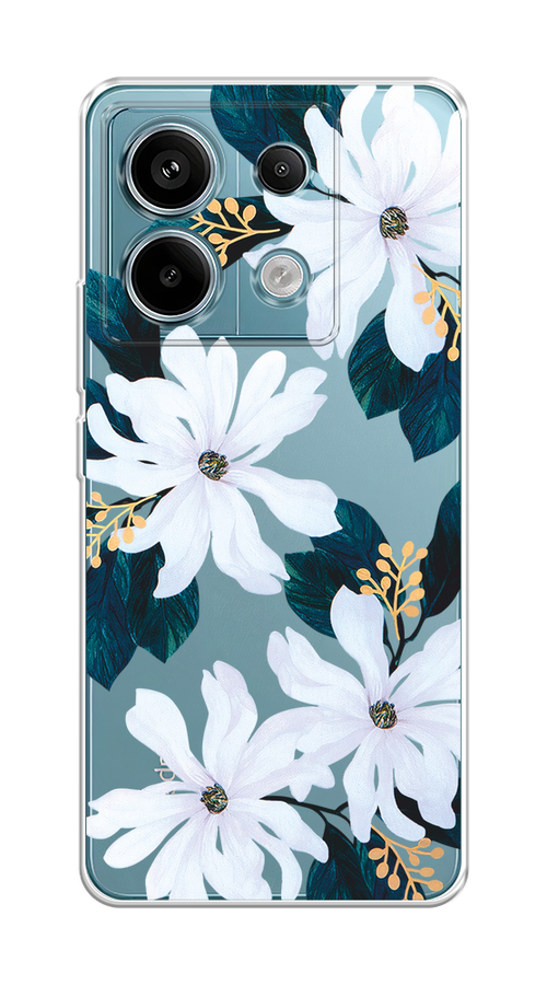 

Чехол на Xiaomi Redmi Note 13 Pro 5G "Delilah Flower", Зеленый;белый, 320150-1