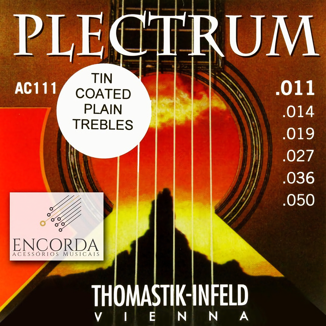 Thomastik Plectrum Ac111t - струны для акустической гитары 11-50, бронза 100065767963