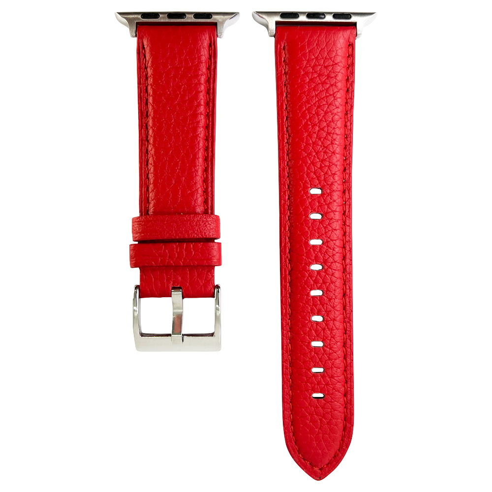 

Ремешок iGrape для Apple Watch 38/40/41 мм из натуральной кожи (Красный), Ремешок