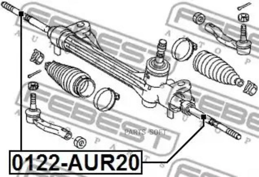 

FEBEST Тяга рул.TOYOTA PREVIATARAGO ACR50GSR50 2006- FEBEST 0122-AUR20