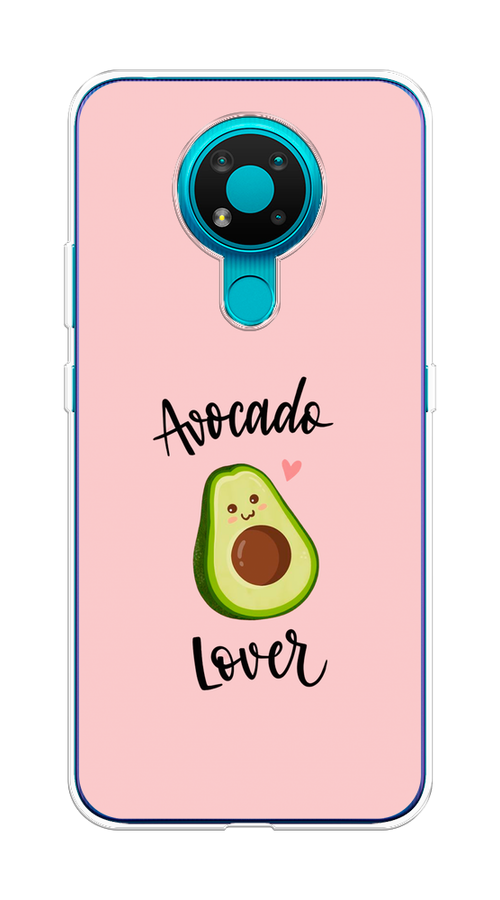 

Чехол на Nokia 3.4 "Avocado lover", Розовый;зеленый, 123750-6