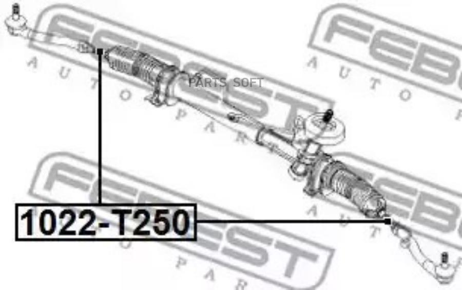 

FEBEST Тяга рулевая FEBEST 1022T250