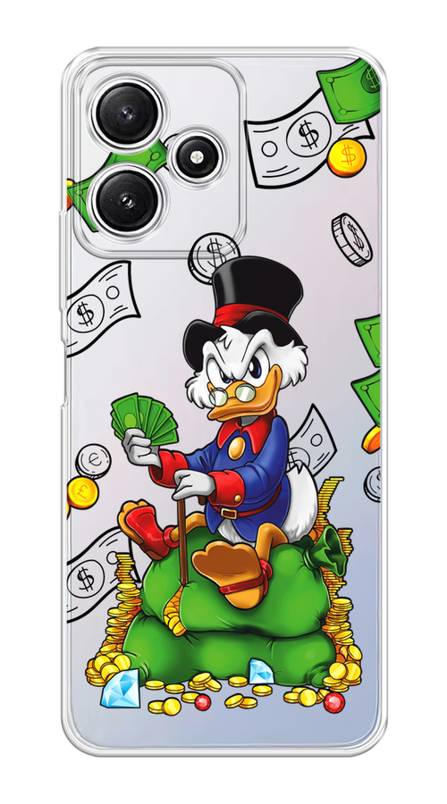

Чехол на Xiaomi Redmi 12 5G/12R/Poco M6 Pro 5G "Scrooge Richness", Черный;синий;зеленый, 319650-1