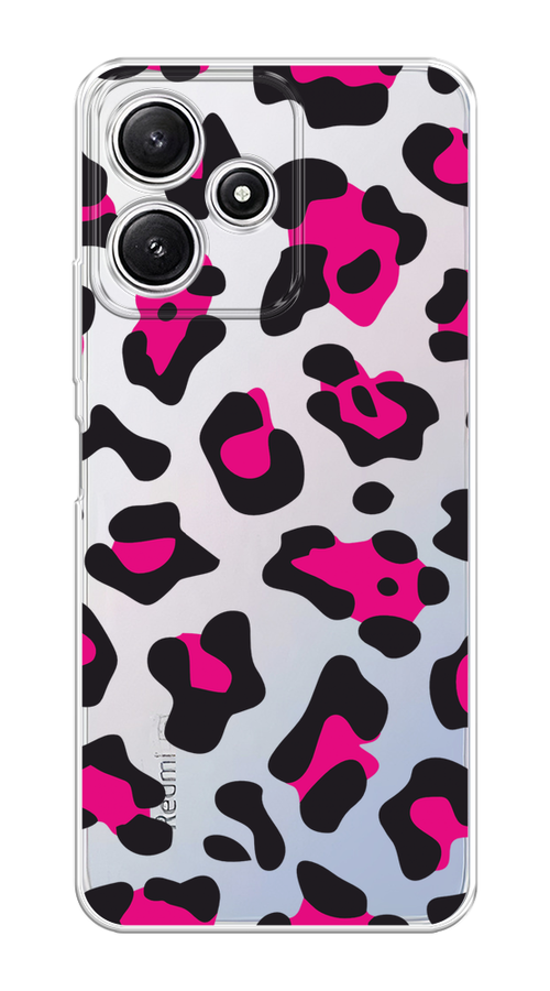 

Чехол на Xiaomi Redmi 12 5G/12R/Poco M6 Pro 5G "Pink cow spots", Черный;розовый, 319650-1
