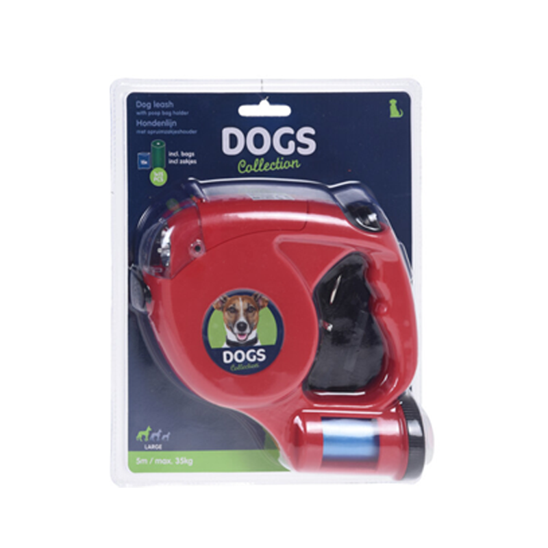 Поводок-рулетка для собак Home Collection с подсветкой, 5м