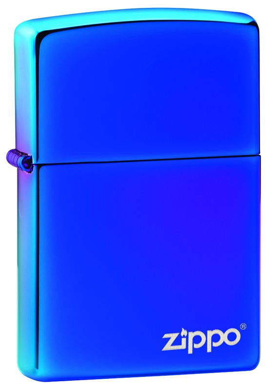 

Бензиновая зажигалка Zippo Indigo Written Zippo High Polish, Indigo Written Zippo