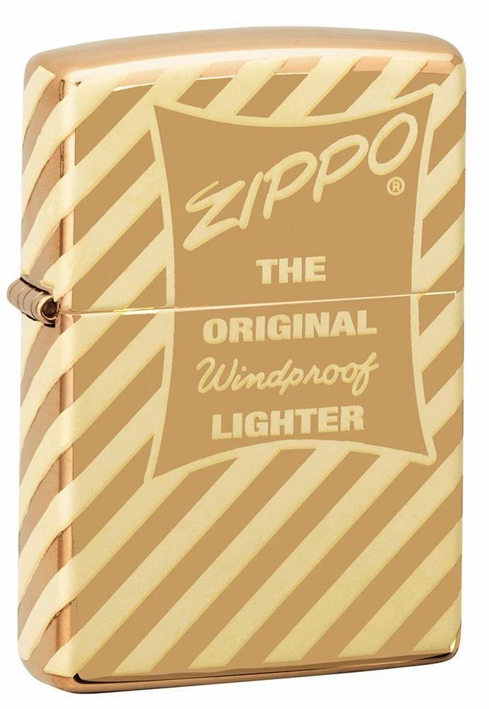 фото Бензиновая зажигалка zippo zippo vintage box 360 high polish brass