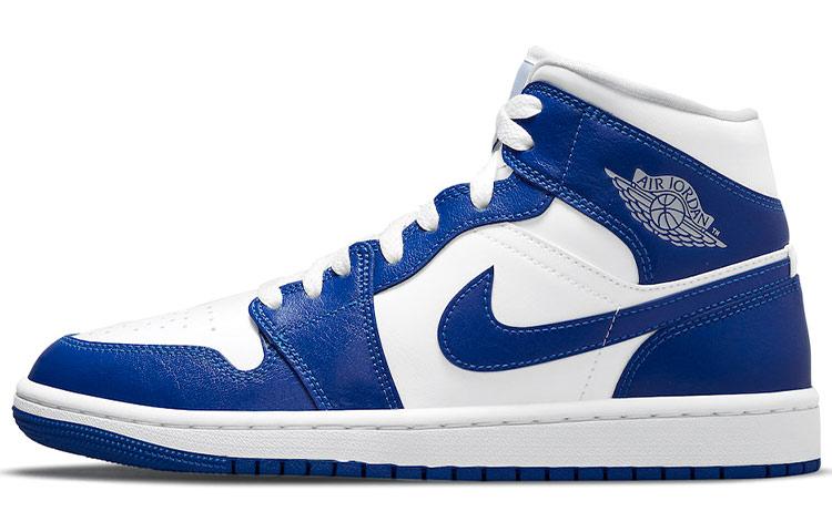 

Кеды унисекс Jordan Air Jordan 1 mid kentucky синие 40 EU, Синий, Air Jordan 1 mid kentucky