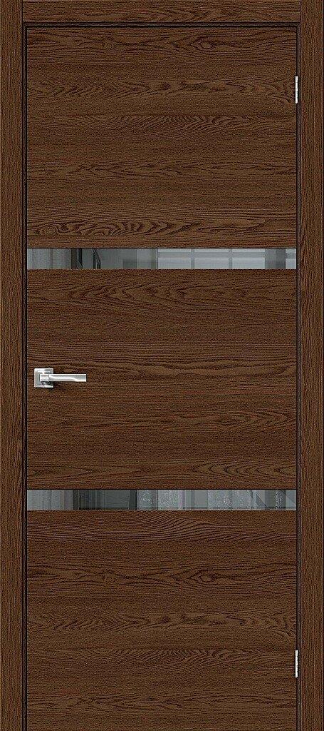 

Дверь Браво-2.55 Brown Skyline Mirox Grey Mr.Wood Браво, Bravo 200*70