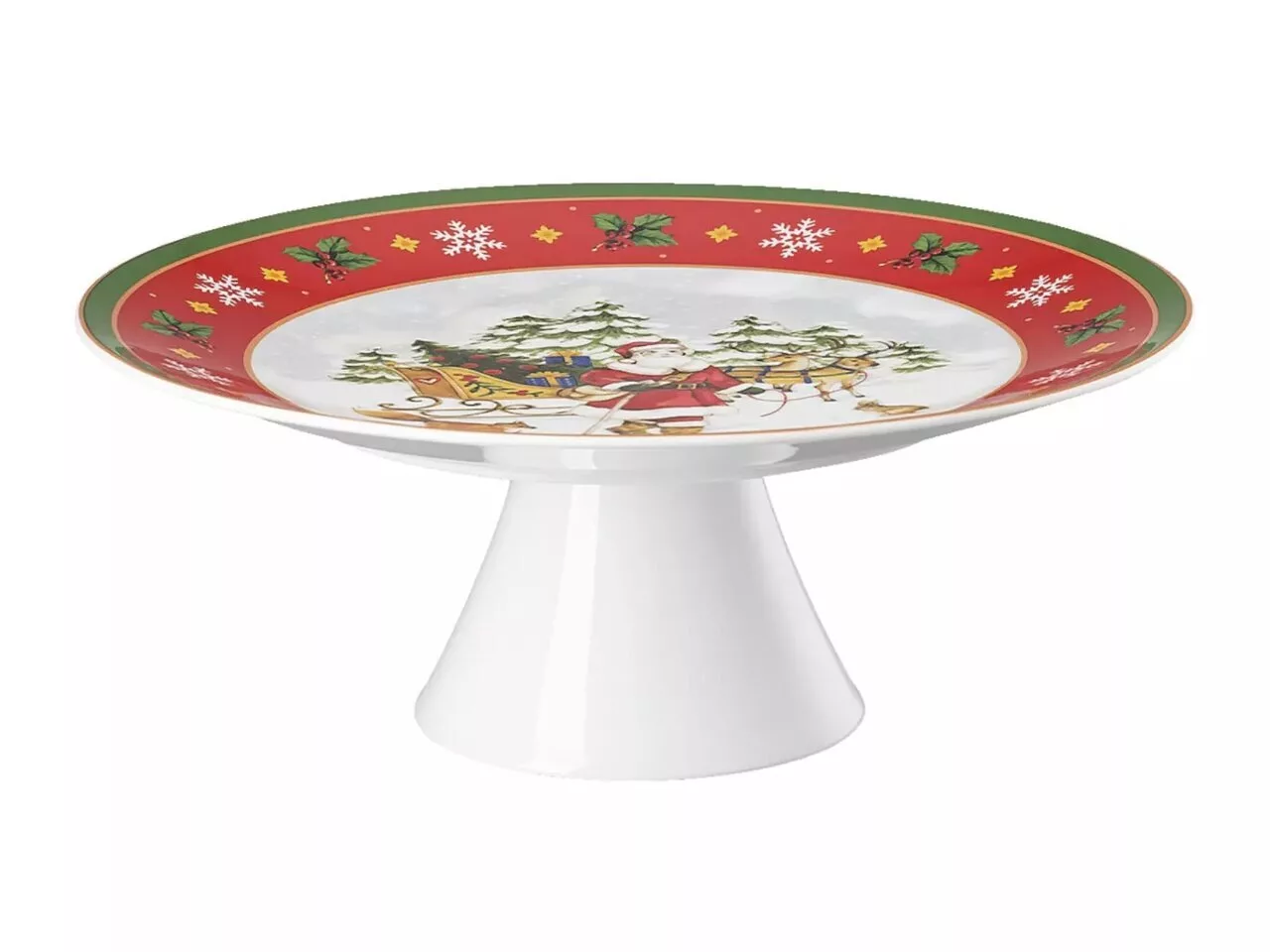 Блюдо на ножке Hutschenreuther Happy WinterTime 28см