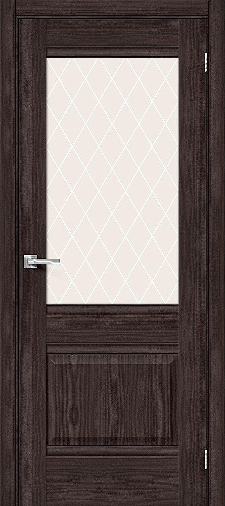 

Дверь Прима-3 Wenge Melinga White Сrystal Mr.Wood Браво, Bravo 200*70